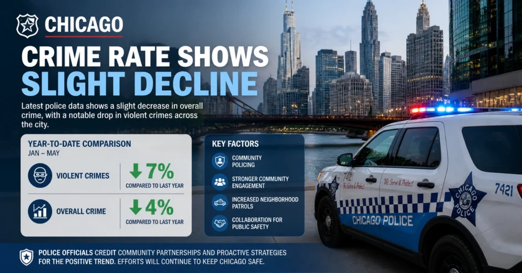 Chicago Crime Rate Shows Slight Decline
